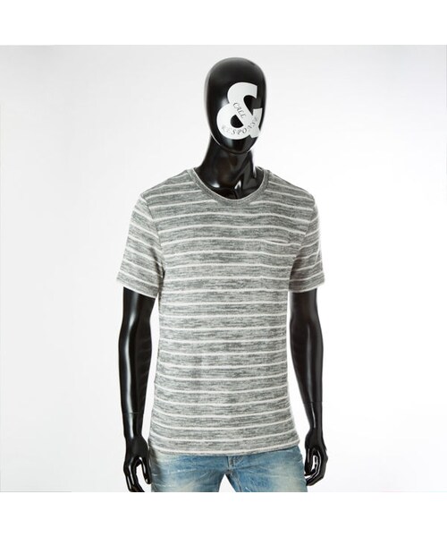 CALL&RESPONSE(コールアンドレスポンス)の「ボーダー半袖TEE / 161-1324-15(Tシャツ/カットソー・メンズ・その他)」の1枚目の写真