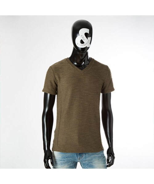 CALL&RESPONSE（コールアンドレスポンス）の「スラブＶネックＴＥＥ　/ 161-1324-12（Tシャツ/カットソー・メンズ・その他）」の3枚目の写真