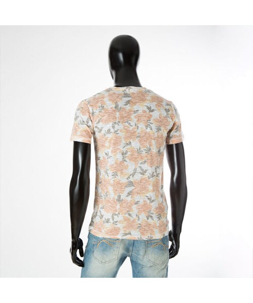 CALL&RESPONSE（コールアンドレスポンス）の「スラブ花柄Vネック半袖ＴＥＥ　/ 161-1324-05（Tシャツ/カットソー・メンズ・その他）」の2枚目の写真