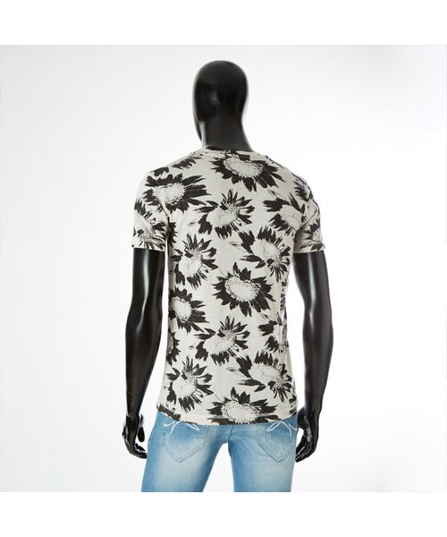 CALL&RESPONSE（コールアンドレスポンス）の「リネンサンフラワーVネック半袖TEE/CALL&RESPONSE　161-1324-04（Tシャツ/カットソー・メンズ・その他）」の4枚目の写真