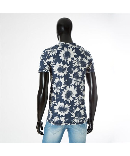 CALL&RESPONSE(コールアンドレスポンス)の「サンフラワーVネック半袖TEE / 161-1324-03(Tシャツ/カットソー・メンズ・その他)」の2枚目の写真