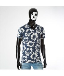 CALL&RESPONSE | サンフラワーVネック半袖TEE　161-1324-03(Tシャツ/カットソー)