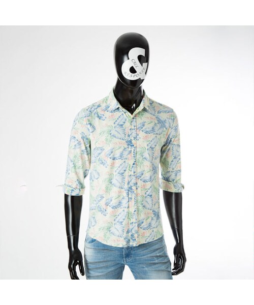 CALL&RESPONSE（コールアンドレスポンス）の「ボタニカルカット5分袖シャツ　/ 161-1213-04（シャツ/ブラウス・メンズ・その他）」の3枚目の写真