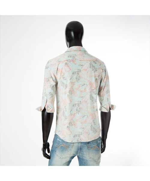 CALL&RESPONSE（コールアンドレスポンス）の「ボタニカルカット5分袖シャツ　/ 161-1213-04（シャツ/ブラウス・メンズ・その他）」の2枚目の写真