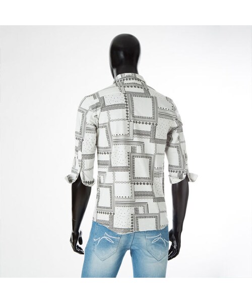 CALL&RESPONSE（コールアンドレスポンス）の「総柄プリントスラブ5分袖シャツ　/ 161-1213-03（シャツ/ブラウス・メンズ・その他）」の4枚目の写真