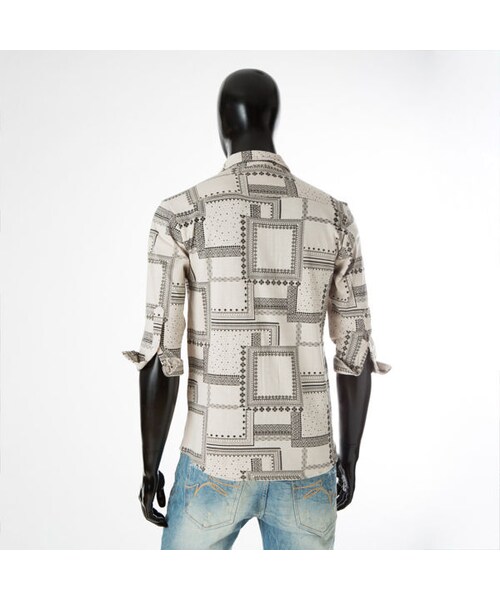 CALL&RESPONSE（コールアンドレスポンス）の「総柄プリントスラブ5分袖シャツ　/ 161-1213-03（シャツ/ブラウス・メンズ・その他）」の2枚目の写真