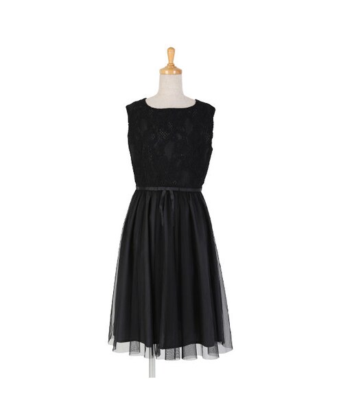 an another angelus（アンアナザーアンジェラス）の「レースチュールドッキングワンピース/an another angelus（ワンピース・レディース・その他）」の2枚目の写真