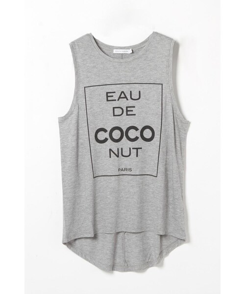 Droite lautreamont（ドロワットロートレアモン）の「【SOUTH PARADE】 ロゴプリントタンクトップ(S161013)（トップス・レディース・ホワイト/グレー(ライトグレー)・M）」の2枚目の写真