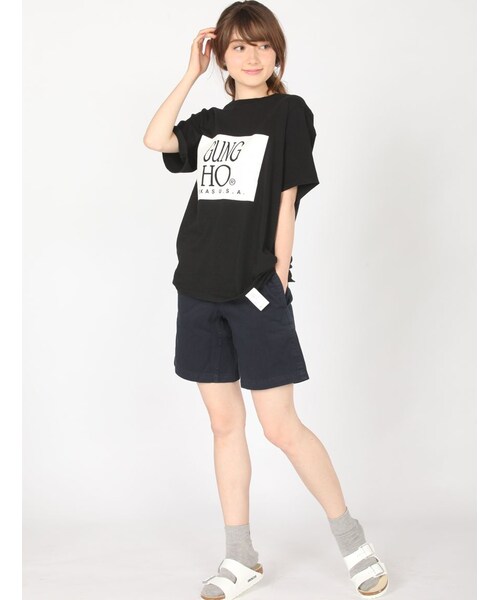 Gramicci（グラミチ）の「GRAMICCI/グラミチ WOMENS GRAMICCI SHORTS（パンツ・レディース・BLACK/CHARCOL/L/PINK/RED/A/NAVY/WHITE/OLIVE/W/USED・S/M）」の8枚目の写真