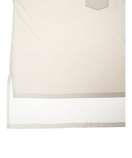 w closet(ダブルクローゼット)の「Vネックポケ付きビッグTシャツ(トップス・レディース・Sグレー/ラベンダー/レンガ/ブラック・FREE)」の10枚目の写真