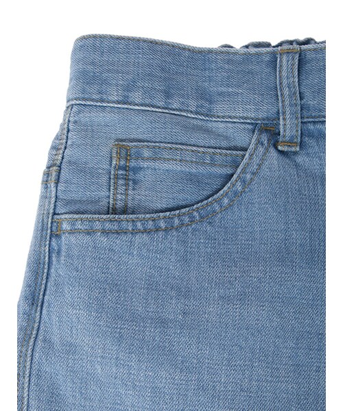 w closet（ダブルクローゼット）の「10ozストレートデニムパンツ（パンツ・レディース・サックス/ブルー・FREE）」の9枚目の写真