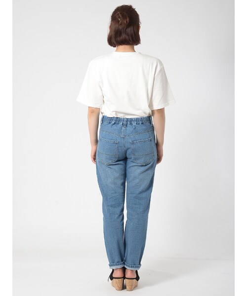w closet（ダブルクローゼット）の「10ozストレートデニムパンツ（パンツ・レディース・サックス/ブルー・FREE）」の5枚目の写真