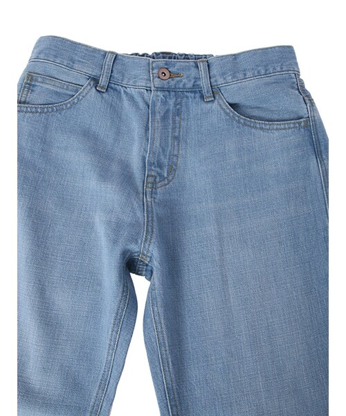 w closet（ダブルクローゼット）の「10ozストレートデニムパンツ（パンツ・レディース・サックス/ブルー・FREE）」の6枚目の写真