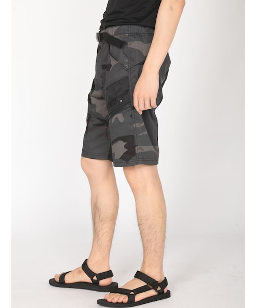 AVIREX（アヴィレックス）の「AVI-PDW TACTICAL SHO（パンツ・メンズ・BLACK/CAMO・M/L/XL）」の4枚目の写真