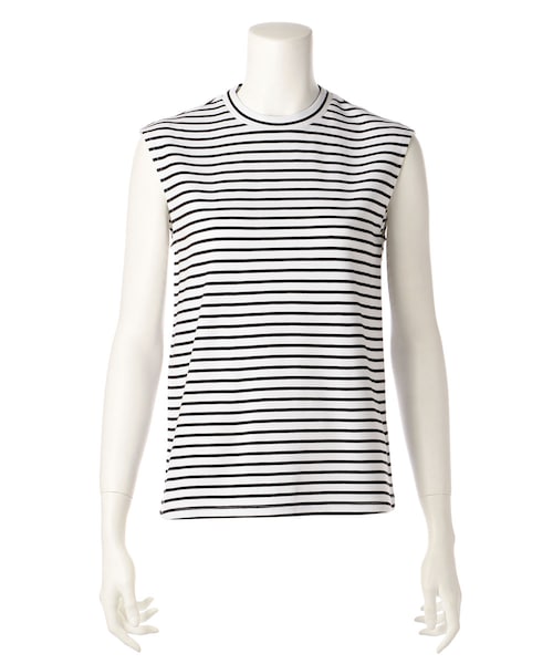 G.V.G.V.（ジーヴィージーヴィー）の「STRIPE BOXY TANK（トップス・レディース・WHITE/BLACK・o/s）」の3枚目の写真