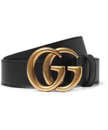 GUCCI | 3cm Black Leather Belt(その他)