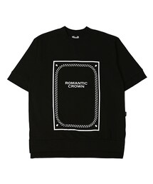 ROMANTIC CROWN | SQUARE LOGO 1/2 SWEATSHIRT_BLACK(その他)