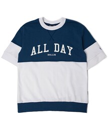 ROMANTIC CROWN | ALLDAY 1/2 SWEAT SHIRT_BLUE(その他)