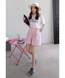 Miamasvin | レタリングプリントヘビロテTシャツ(トップス)