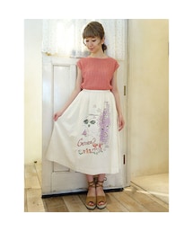 F i.n.t | コルシカ島MAPプリントスカート/F i.n.t(スカート)