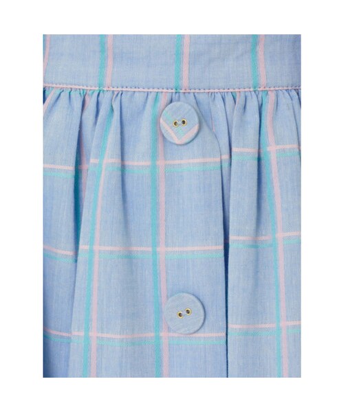 F i.n.t（フィント）の「パステルチェック前釦ギャザースカート/F i.n.t（スカート・レディース・その他）」の4枚目の写真