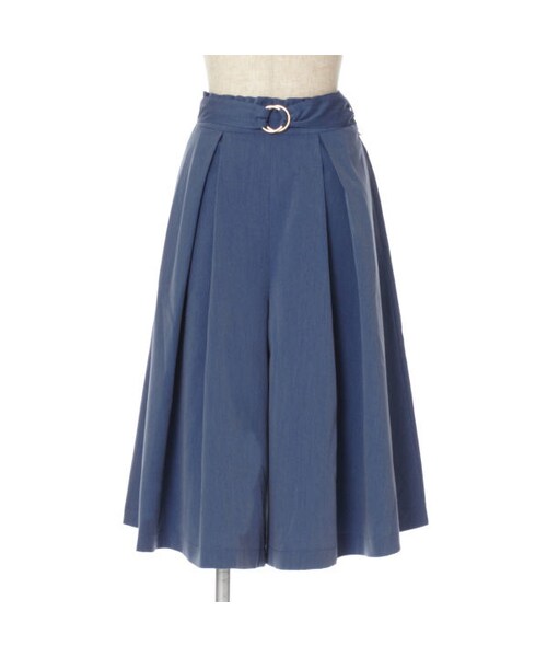 F i.n.t（フィント）の「リングベルト付きロングキュロット/F&A（その他パンツ・レディース・その他）」の3枚目の写真