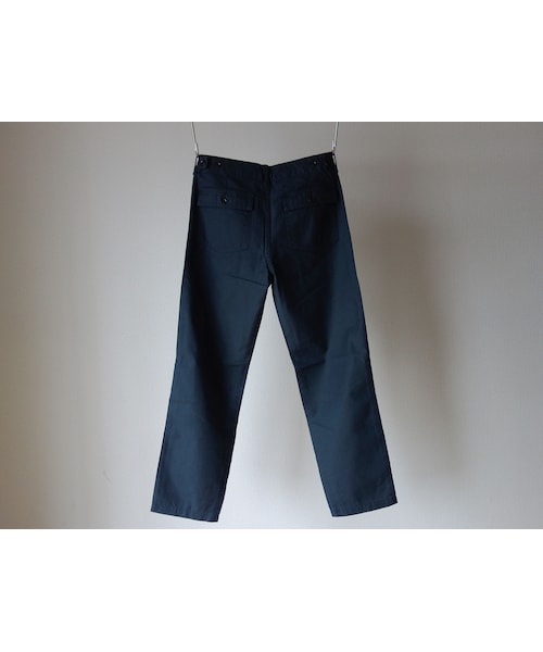 MANUAL ALPHABET（マニュアル アルファベット）の「【完売御礼】Manual alphabet マニュアルアルファベット BACK SATIN BAKER PANTS バックサテンベイカーパンツ  NVY ネイビー（その他パンツ・メンズ・その他）」の9枚目の写真