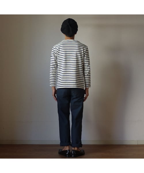 MANUAL ALPHABET（マニュアル アルファベット）の「【完売御礼】Manual alphabet マニュアルアルファベット BACK SATIN BAKER PANTS バックサテンベイカーパンツ  NVY ネイビー（その他パンツ・メンズ・その他）」の7枚目の写真