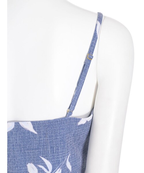 dazzlin（ダズリン）の「【se】リネンライクリゾートキャミソール（トップス・レディース・オフホワイト/ネイビー/ベージュ）」の9枚目の写真