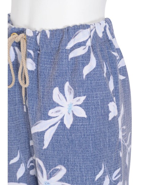 dazzlin（ダズリン）の「【se】リネンライクリゾートワイドパンツ（パンツ・レディース・オフホワイト/ネイビー/ベージュ）」の11枚目の写真