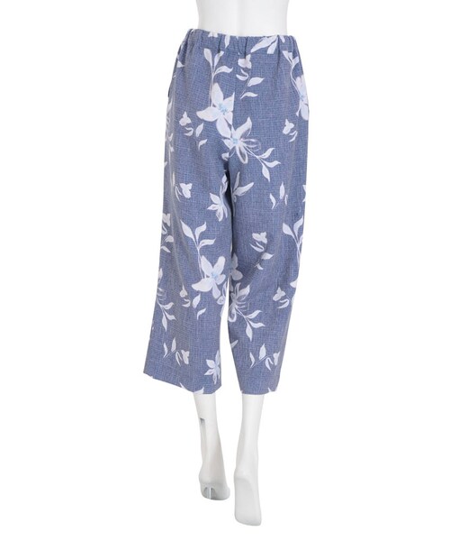 dazzlin（ダズリン）の「【se】リネンライクリゾートワイドパンツ（パンツ・レディース・オフホワイト/ネイビー/ベージュ）」の7枚目の写真