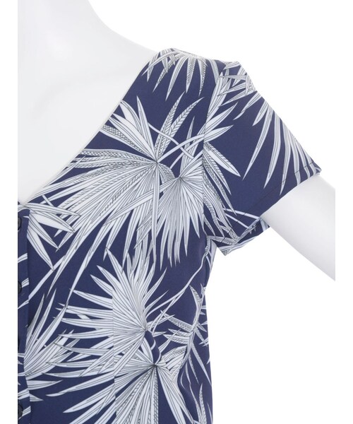 EMODA（エモダ）の「ORIENTAL OVERLEAF 2WAYトップ（トップス・レディース・ホワイト/ブラック/ピンク/ネイビー・S/M）」の15枚目の写真