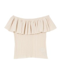 MERCURYDUO | 【DUO】 オフショルラッフルトップス(トップス)