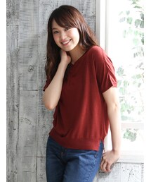 Honeys | Ｖネックプルオーバー(トップス)