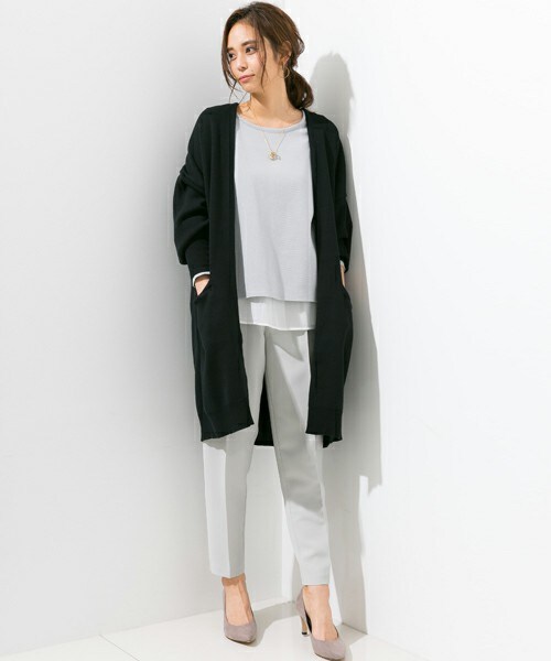 Studious ステュディオス の Web限定 Studious コットンドルマンカーディガン ブラック その他 Wear