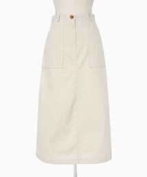 DHOLIC | Aラインコットンミモレ丈スカート(スカート)