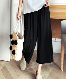 DHOLIC | ドローストリングストレッチワイドパンツ(その他パンツ)