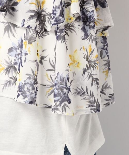 Heather(ヘザー)の「ボタニカルフラワーキャミ(トップス・ホワイト系/ピンク系/ネイビー系・FREE)」の9枚目の写真