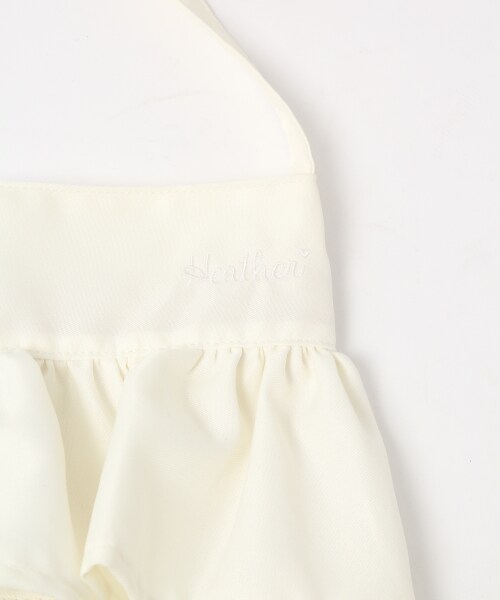 Heather（ヘザー）の「フリルショルダー（バッグ・アイボリー/ブラック/ピンク・ONE SIZE）」の7枚目の写真