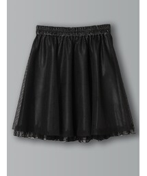 E hyphen world gallery Bon Bon | メッシュギャザースカート(スカート)