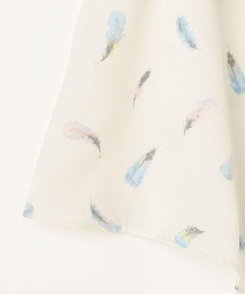 RAY CASSIN（レイカズン）の「フェザー柄オーバーキャミソール（トップス・レディース・ネイビー/ピンク/オフシロ・FREE）」の6枚目の写真