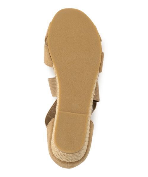 RAY CASSIN（レイカズン）の「フィットクロスサンダル（シューズ・レディース・ブラック/ネイビー/ベージュ・S/M/L）」の8枚目の写真