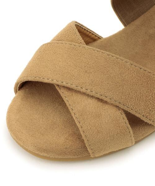 RAY CASSIN（レイカズン）の「フィットクロスサンダル（シューズ・レディース・ブラック/ネイビー/ベージュ・S/M/L）」の6枚目の写真