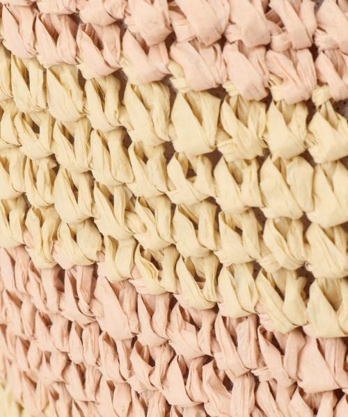 RAY CASSIN(レイカズン)の「ボーダーくり手トートバッグ(バッグ・レディース・サックス/ネイビー/ピンク/イエロー・FREE)」の10枚目の写真