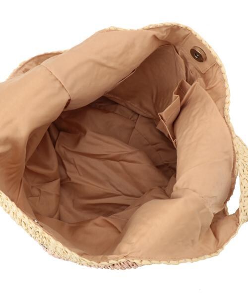 RAY CASSIN(レイカズン)の「ボーダーくり手トートバッグ(バッグ・レディース・サックス/ネイビー/ピンク/イエロー・FREE)」の8枚目の写真