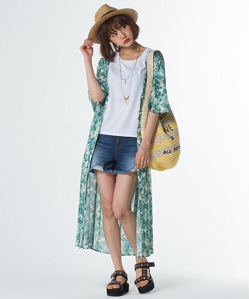 RAY CASSIN(レイカズン)の「ボーダーくり手トートバッグ(バッグ・レディース・サックス/ネイビー/ピンク/イエロー・FREE)」の11枚目の写真