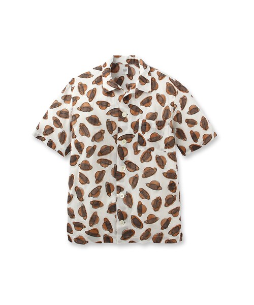 TAKEO KIKUCHI（タケオキクチ）の「リップルボーダーシャツ（トップス・メンズ・ブルー系(194)/ホワイト(101)・M/L/LL）」の4枚目の写真