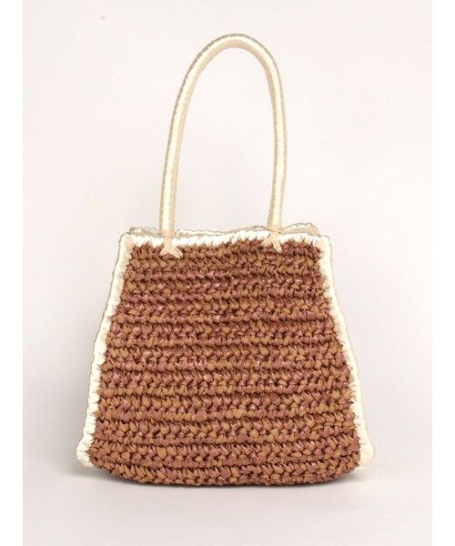 31 Sons de mode（トランテアン　ソン　ドゥ　モード）の「★新作★配色かごバッグ（バッグ・レディース・ベージュ/ブラック・フリー）」の2枚目の写真