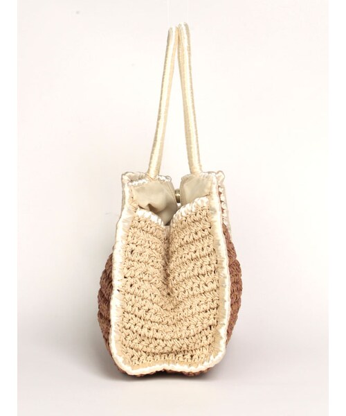 31 Sons de mode（トランテアン　ソン　ドゥ　モード）の「★新作★配色かごバッグ（バッグ・レディース・ベージュ/ブラック・フリー）」の5枚目の写真