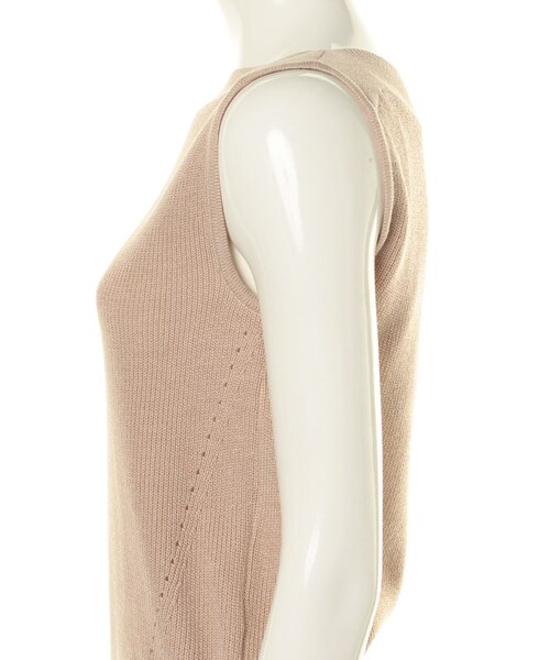 31 Sons de mode（トランテアン　ソン　ドゥ　モード）の「★新作★１２Ｇ畦ラメ混ノースリプルオーバー（トップス・レディース・ネイビー/ピンク/オフホワイト・36/38）」の12枚目の写真